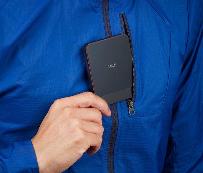 lacie ssd portable veste