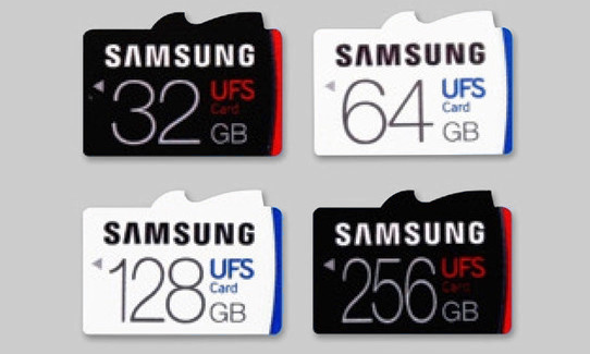 samsung ufs cards