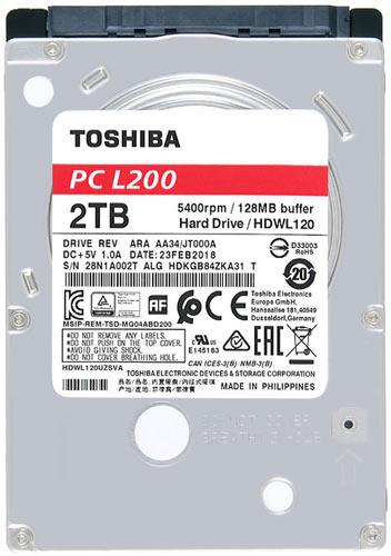 toshiba l200 2to