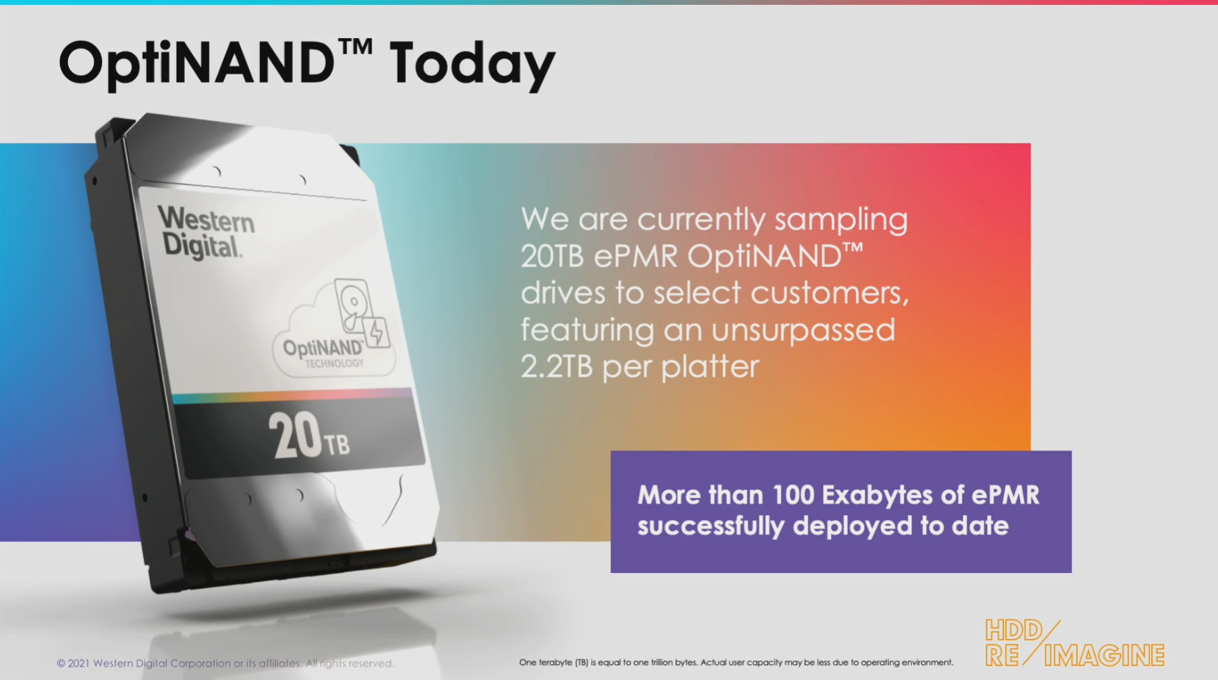 wd optinand today hdd 20 to