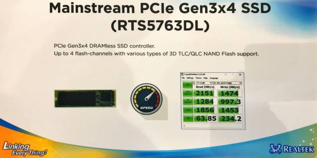 realtek controleur ssd rts5763dl