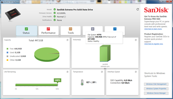 sandisk ssd dashboard 1.02 [cliquer pour agrandir]