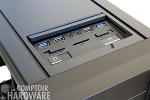 le front panel du silencio 650 [cliquer pour agrandir]