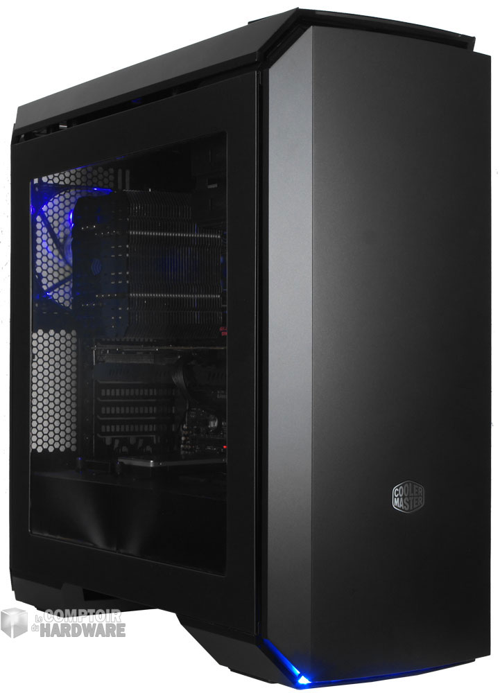 Les panneaux ouverts du MasterCase Pro 6