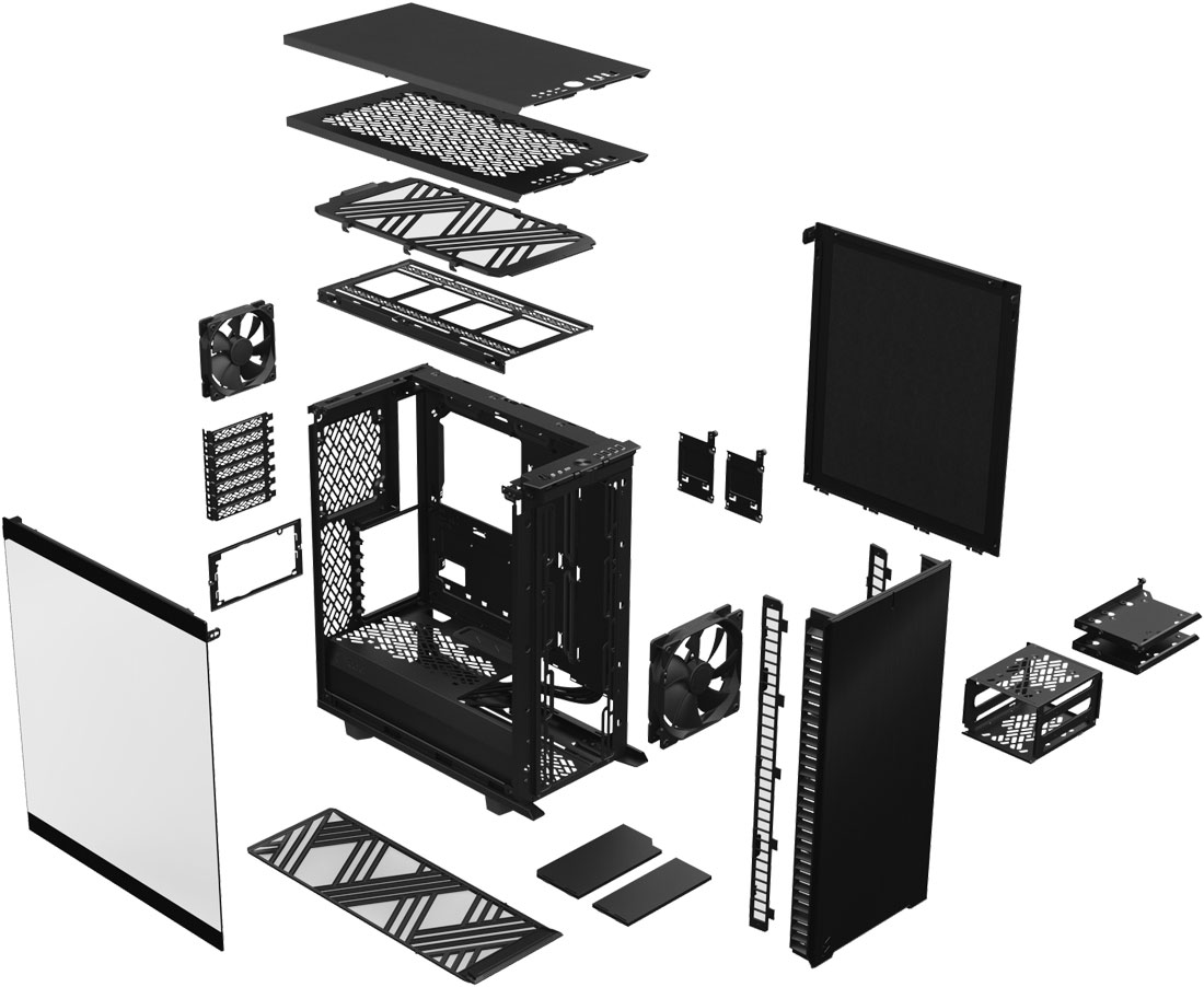 Fractal Design Define 7 Compact en pièces