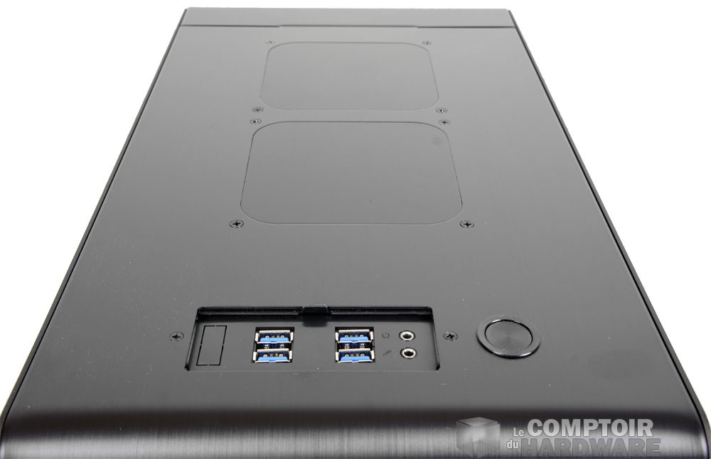 Front panel et emplacements de ventilation - PC-X510