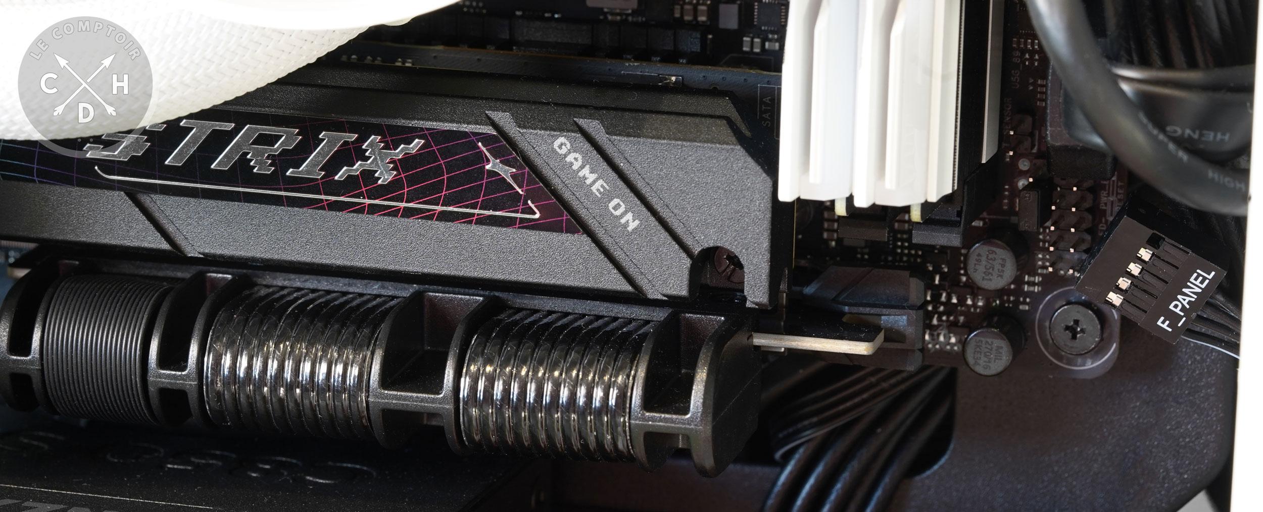 H2 riser et front panel