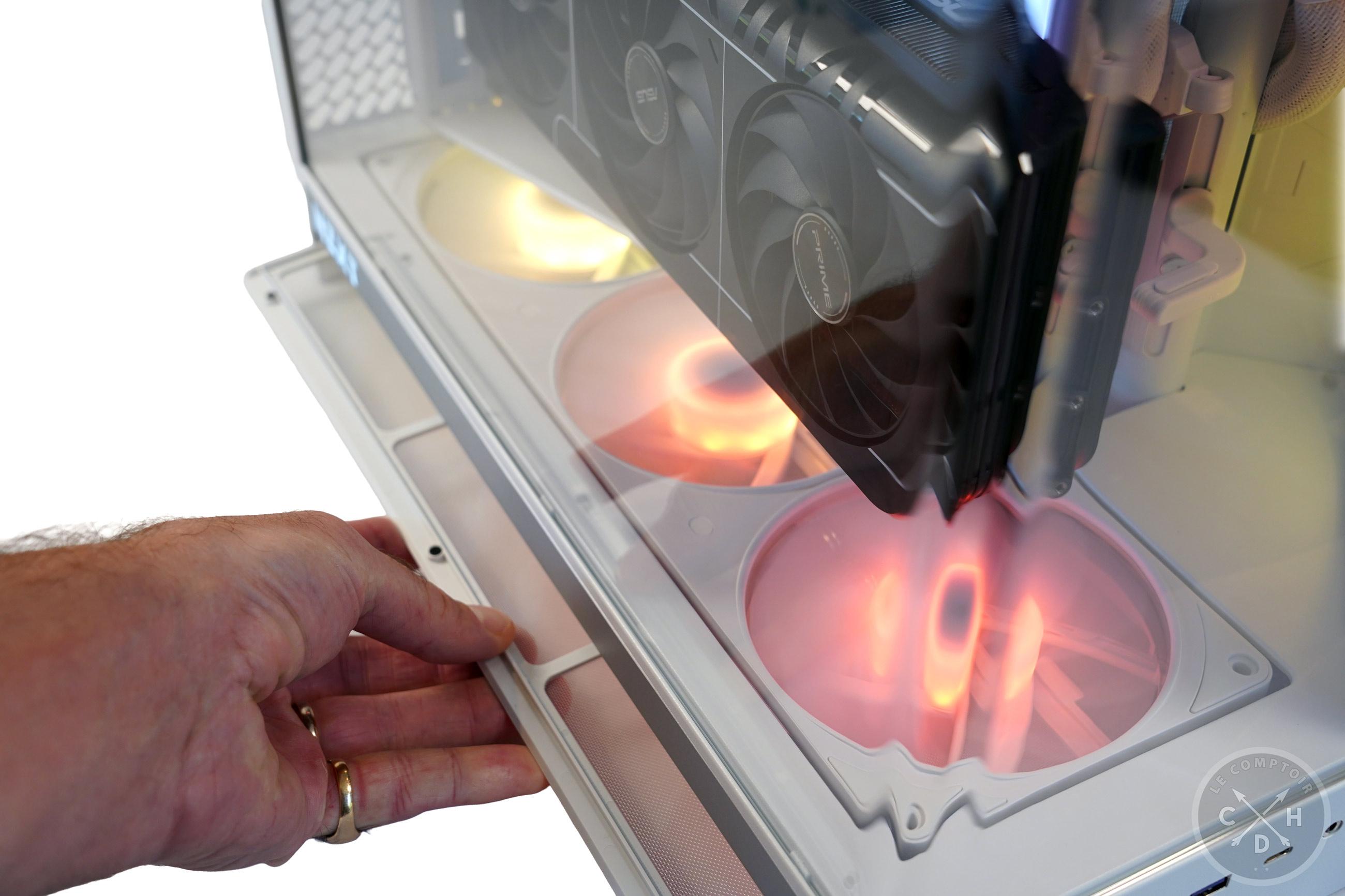 NZXT H6 2026 / accès au filtre anti poussières