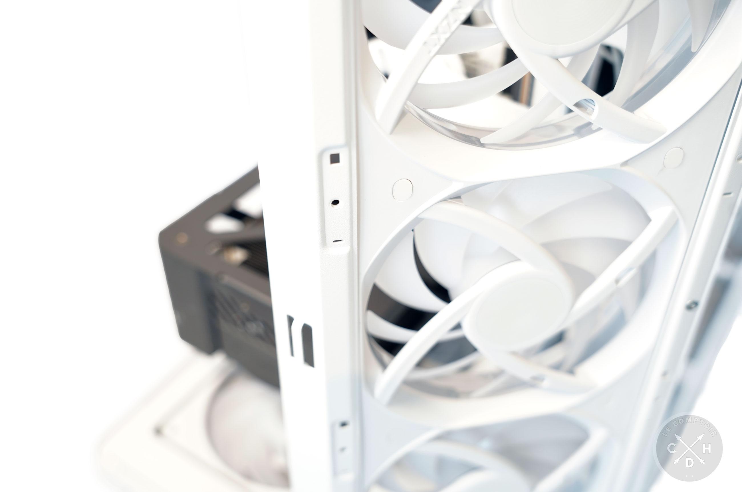 NZXT H6 2026 / fixation optionnelle ventilateur
