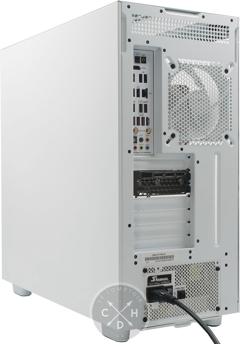NZXT H7 Flow - CM-H71FW-01 - Boîtier PC Gaming Moyenne Tour ATX - Port I/O  USB