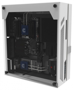 Le Calyos Fanless PC en gris [cliquer pour agrandir]