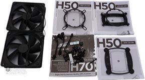 Corsair H70 : et le bundle ! [cliquer pour agrandir]