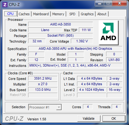 Overclocking A8-3850