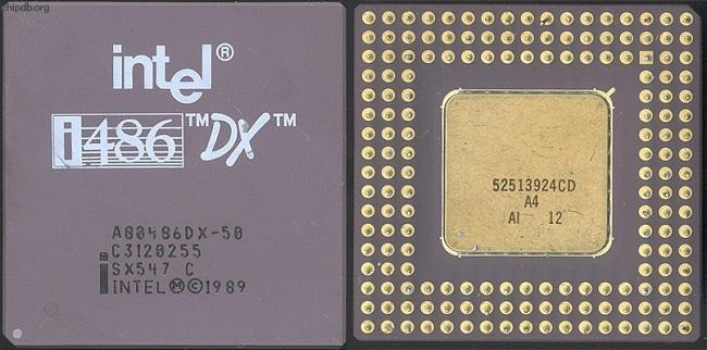 L'Intel 486 DX [cliquer pour agrandir]