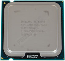 test intel pentium dual core e5200 : le processeur [cliquer pour agrandir]