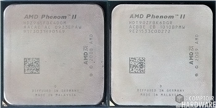Phenom II X4 et X6 recto