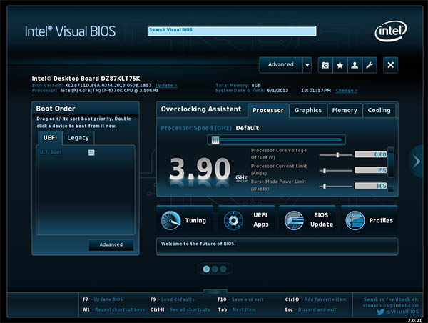 Intel Visual Bios
