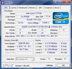 CPUZ Core i7-3770K [cliquer pour agrandir]