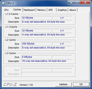 CPUZ i5-750 caches [cliquer pour agrandir]