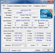 CPUZ i5-750 repos [cliquer pour agrandir]