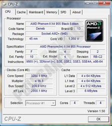 AMD 955 cpuz [cliquer pour agrandir]