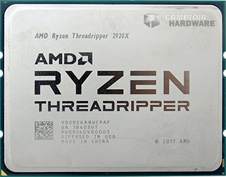 Threadripper 2920X : face avant [cliquer pour agrandir]