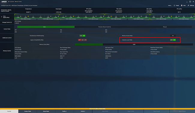ryzen master dynamic local mode [cliquer pour agrandir]