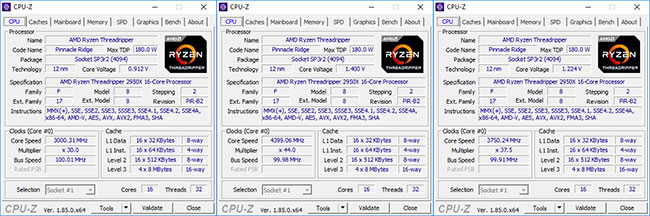CPU-Z Threadripper 2950X [cliquer pour agrandir]