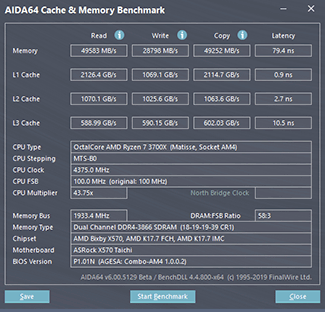 DDR4 @ 3866 MHz [cliquer pour agrandir]