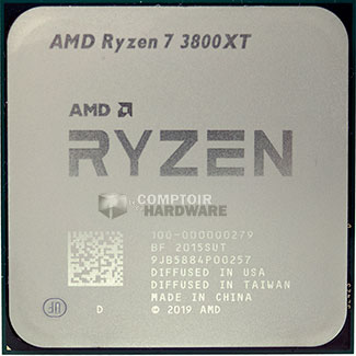 Ryzen 7 3800XT face avant