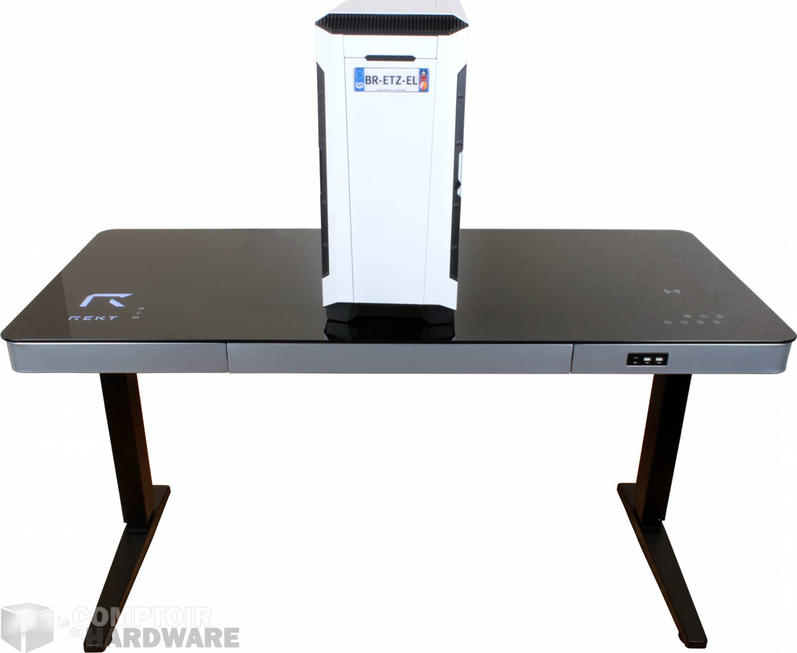 Bureau Gamer d'angle R-DESK Max 160 L Version Gauche