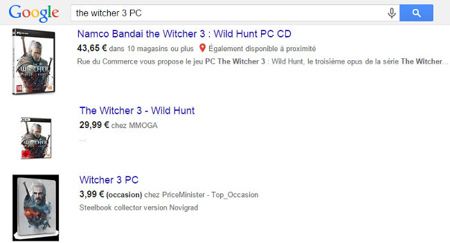 Google - The Witcher 3 PC