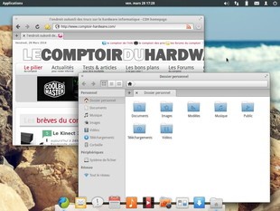 Elementary OS, Gnome façon Mac OS [cliquer pour agrandir]