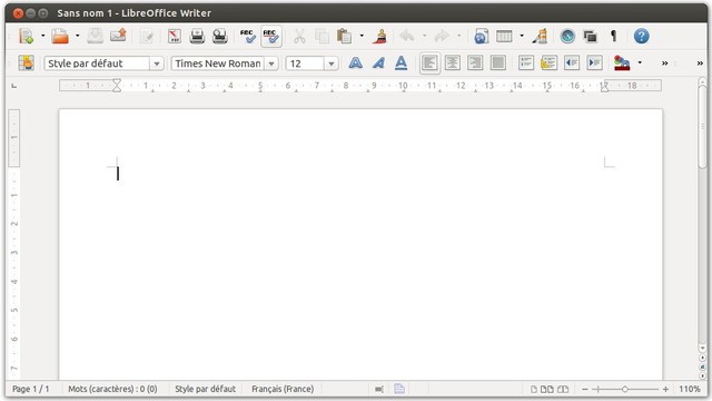 LibreOffice Writer comme sous Windows dis donc ! [cliquer pour agrandir]