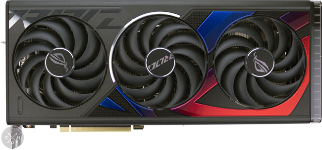 Asus ROG Strix RTX 4070 Ti Gaming : face avant [cliquer pour agrandir]