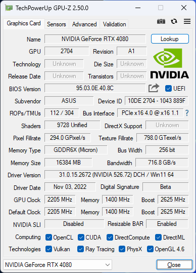 4080 asus