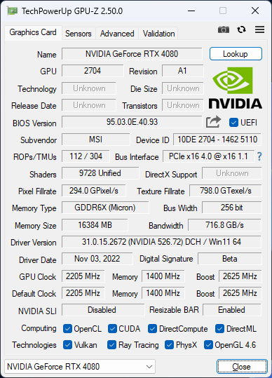 4080 msi