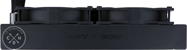 Inno3D RTX 4080 iCHILL Black : le radiateur [cliquer pour agrandir]
