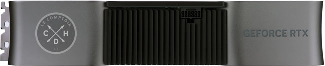 GeForce RTX 4090 Founder Edition : le connecteur d'alimentation PCIe 5 12HPWR [cliquer pour agrandir]
