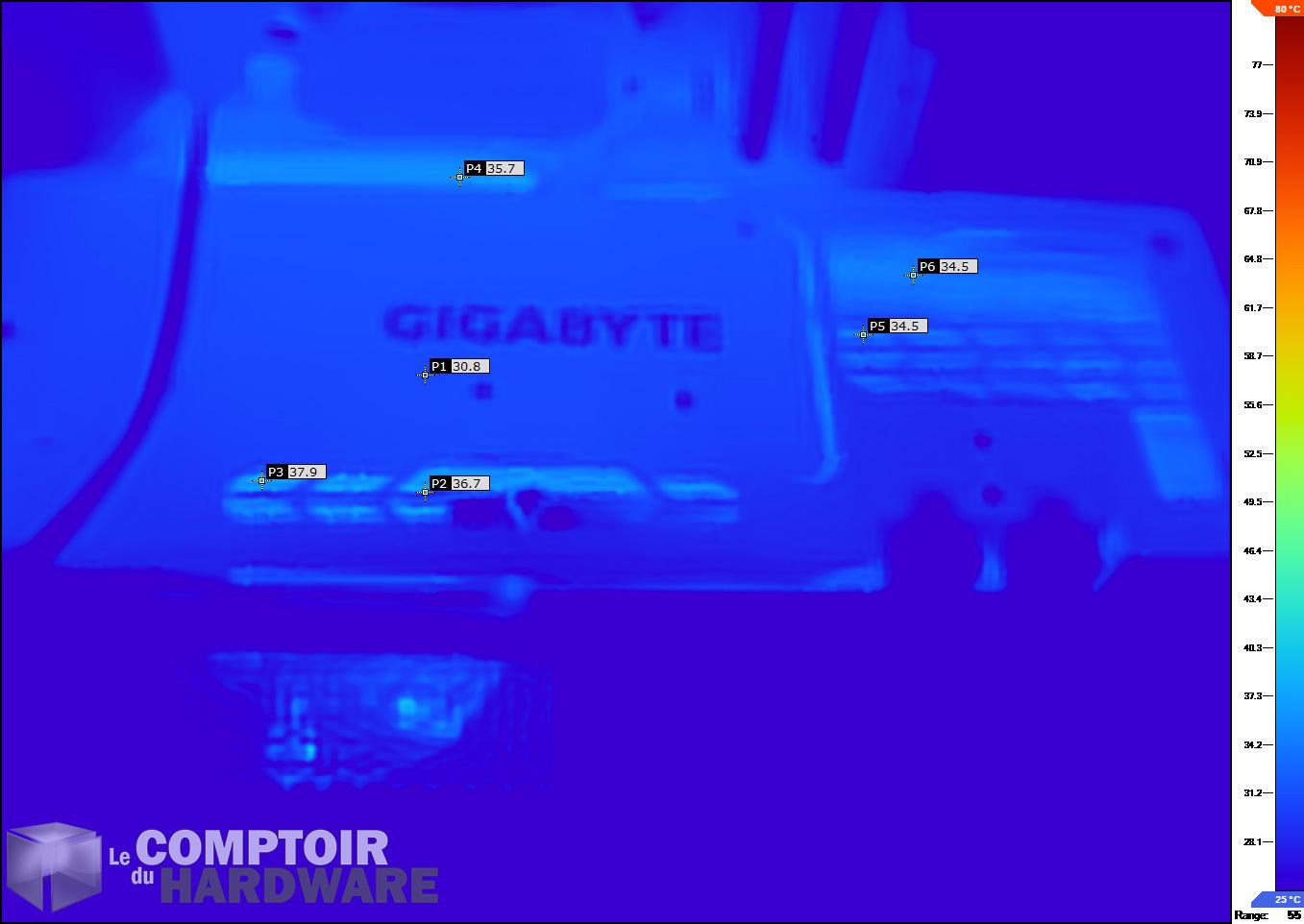 gigabyte rtx 3070 ti gaming oc - image ir au repos