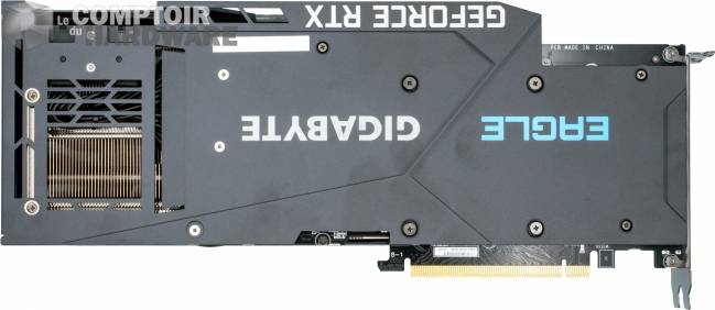 gigabyte rtx 3080 ti eagle - vue de dos [cliquer pour agrandir]