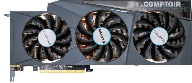 gigabyte rtx 3080 ti eagle - vue de face [cliquer pour agrandir]