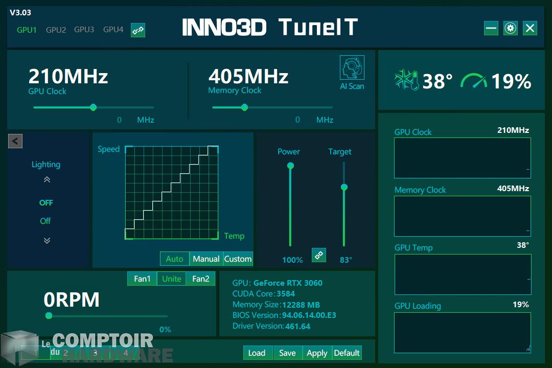 Inno3D RTX 3060 iChill Red - TuneIt