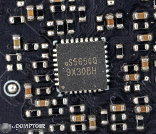msi rtx 3090 suprim X - puces de gestion de l'alimentation du GPU