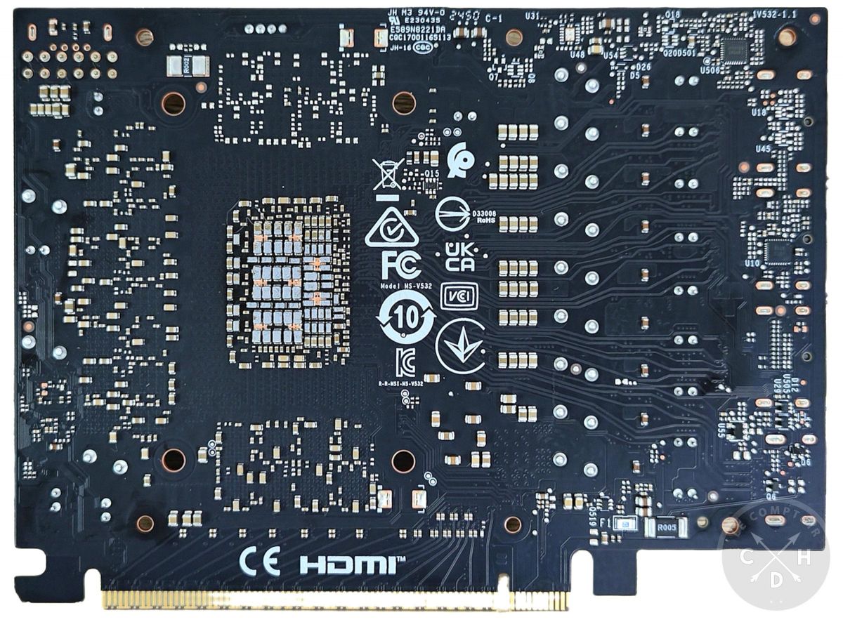 MSI RTX 5070 12g inspire 3x oc pcb / verso [cliquer pour agrandir]