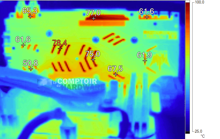 Image thermique KFA² 980 Ti HOF en charge