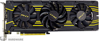 PNY GTX 980 Ti XLR8 OC face avant [cliquer pour agrandir]