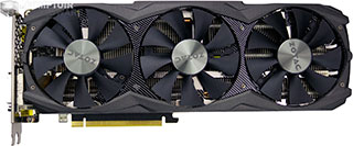 Zotac GTX 980 Ti AMP! face avant [cliquer pour agrandir]