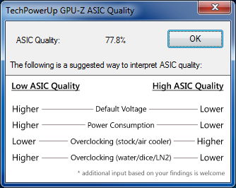 GPU-Z Gainward GTX 670 Phantom : ASIC