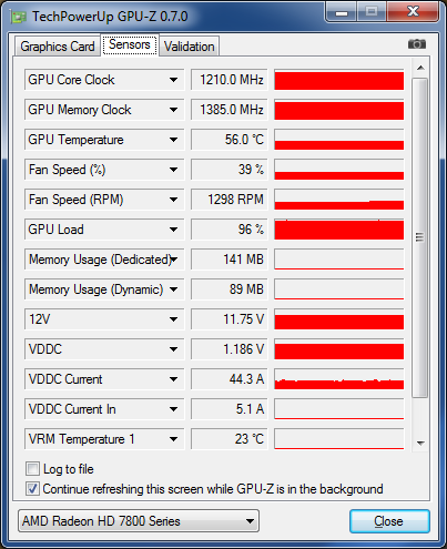 GPU-Z HIS HD 7870 IceQ Turbo overclockée